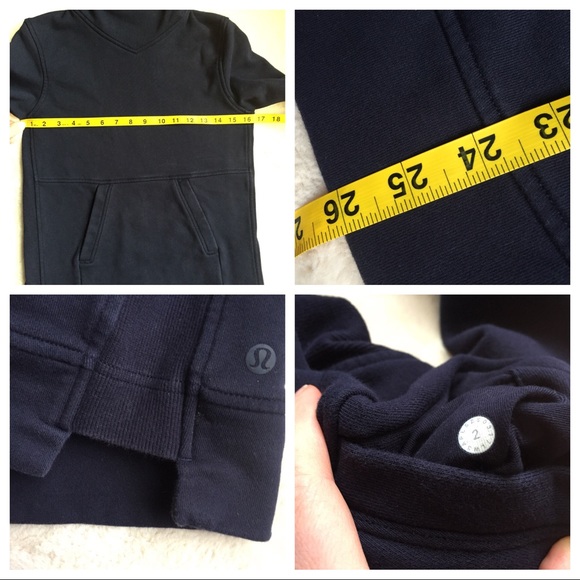 ❌Sold❌Lululemon Navy Press Pause Pullover - Picture 7 of 8